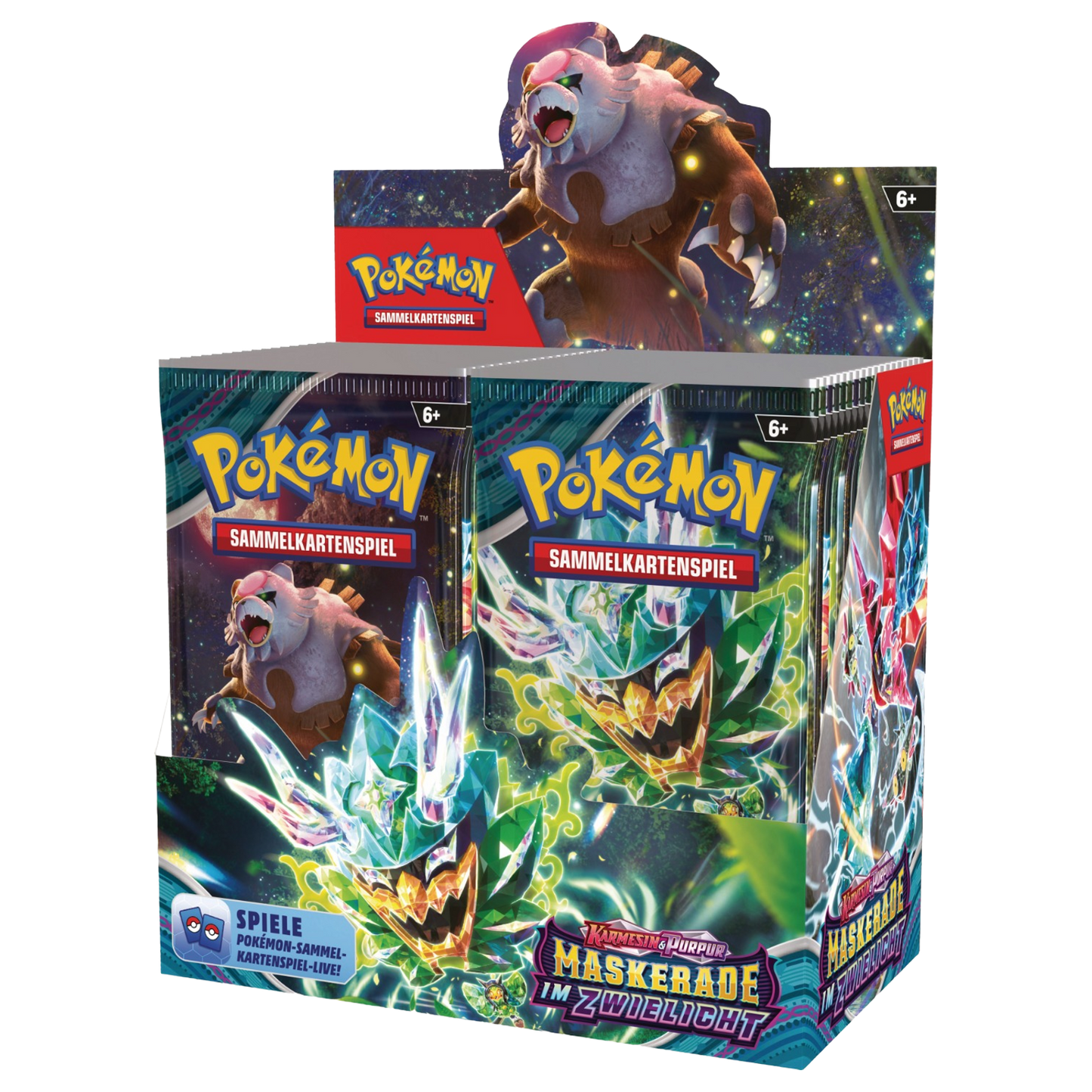 Erkunde das Mysterium: Pokémon SV06 'Maskerade im Zwielicht' Booster Display – Jetzt vorbestellen!