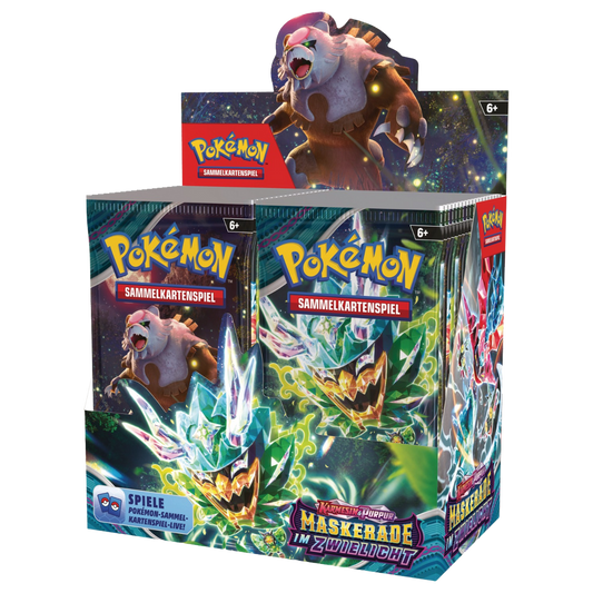 Erkunde das Mysterium: Pokémon SV06 'Maskerade im Zwielicht' Booster Display – Jetzt vorbestellen!